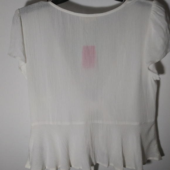 Love culture off white tie cropNWT Size small - Picture 8 of 10